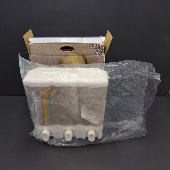 Better Living Clear Choice Shower Dispenser Organizer Shampoo Conditioner Soap - Picture 3 of 15